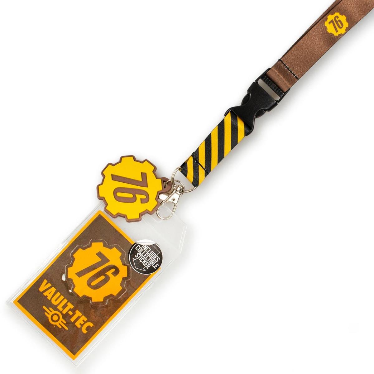 Fallout 76 Vault-Tec Lanyard w/ Charm picture