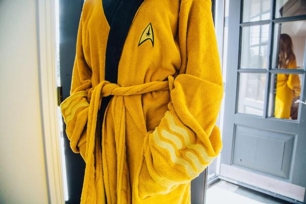 Star Trek Kirk Adult Fleece Bath Robe | One Size picture