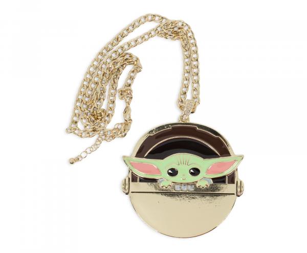 Star Wars The Child In Gold Carriage Pendant Necklace