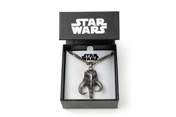 Star Wars Mandalorian Mythosaur Skull Pendant Necklace picture