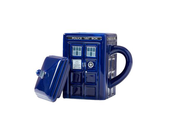 Doctor Who Tardis 17 oz. Mug With Lid picture
