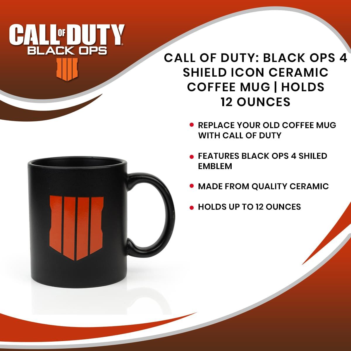 Call of Duty Black Ops 4 Icon 12oz Ceramic Coffee Mug picture