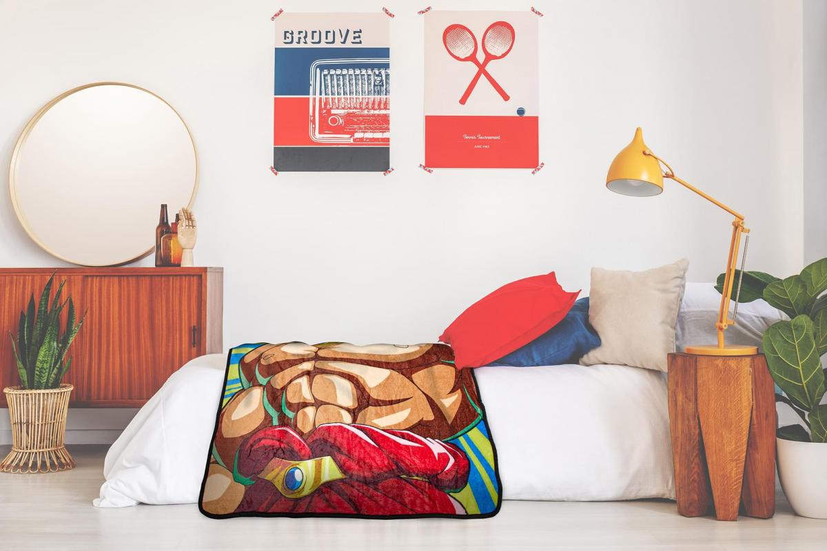 Dragon Ball Z Broly 45 x 60 Inch Fleece Throw Blanket picture