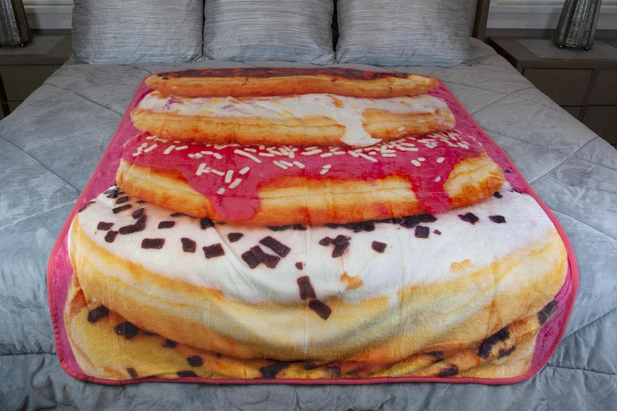 Donuts 45x60 Inch Fleece Throw Blanket picture