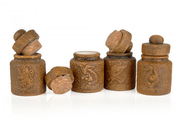 Harry Potter Hogwarts Houses Ceramic Storage Jars - Set of 4 picture