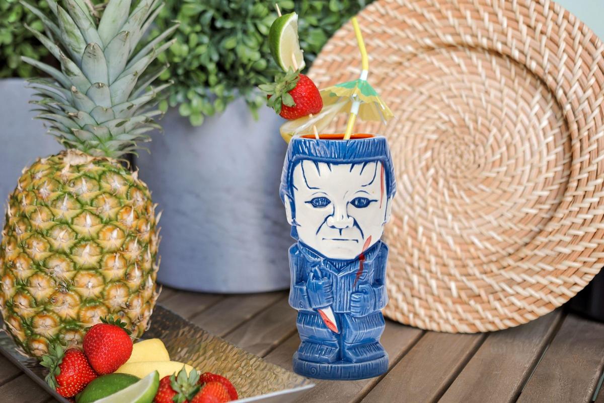 Halloween Michael Myers 22oz Geeki Tiki Ceramic Mug picture