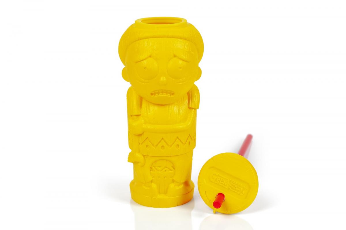 Geeki Tikis Rick and Morty Plastic Tumbler | Morty | Holds 21 Ounces picture