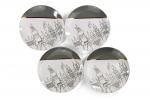 Harry Potter Hogwarts Small Ceramic Plates | Set of 4