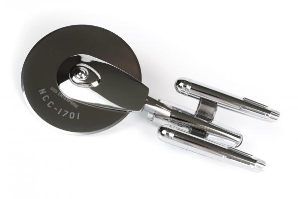 Star Trek TOS Stainless Steel USS Enterprise Pizza Cutter picture
