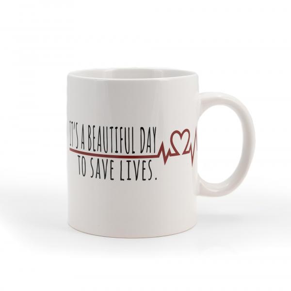 Grey's Anatomy It's A Beautiful Day To Save Lives 16oz Mug picture