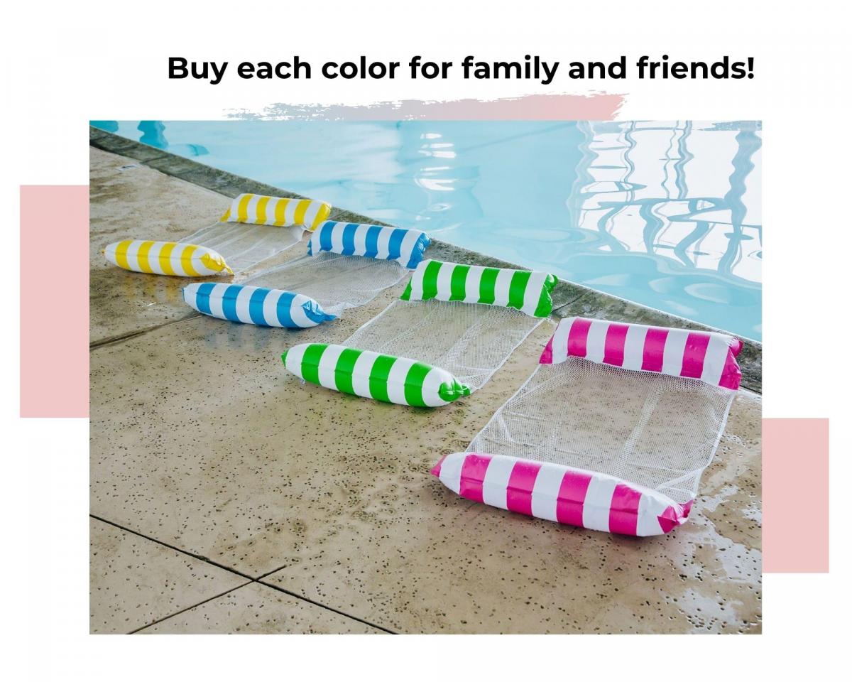 Inflatable Swimming Pool PVC Float Lounge | Yellow picture