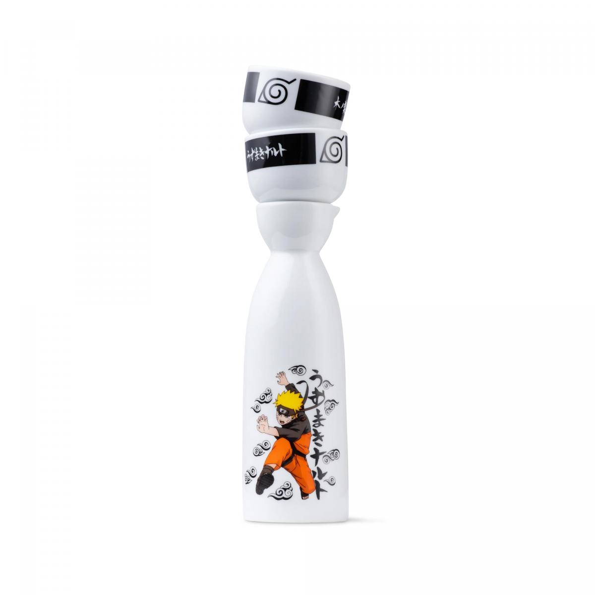 Naruto 3 Piece Ceramic Sake Set picture
