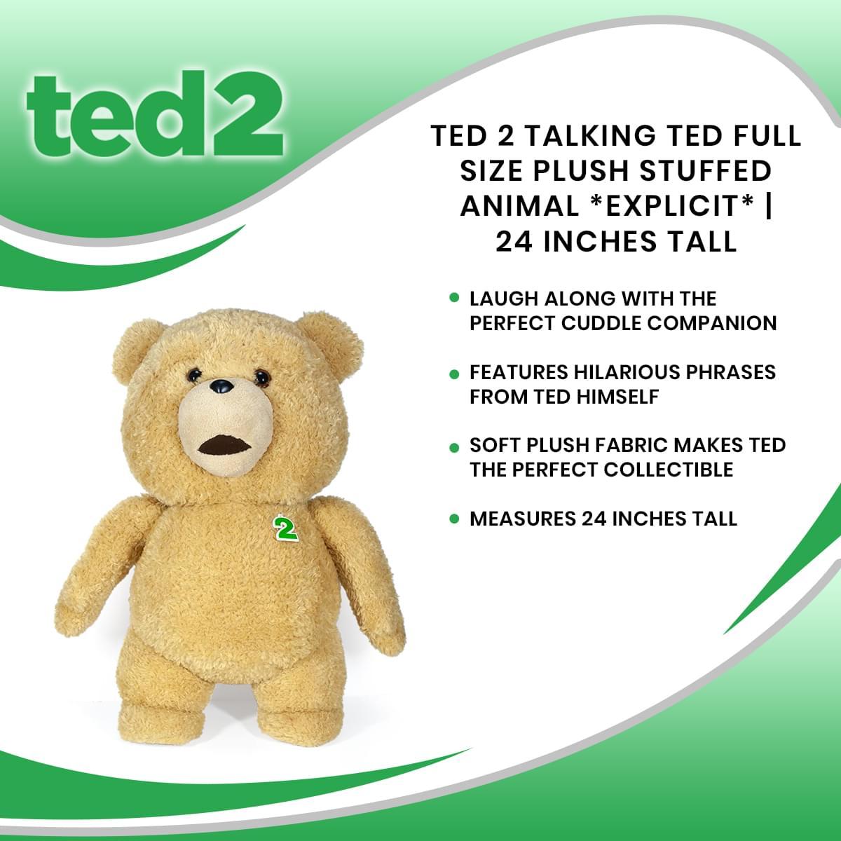 Ted 2 24" Talking Plush Ted *Explicit* picture