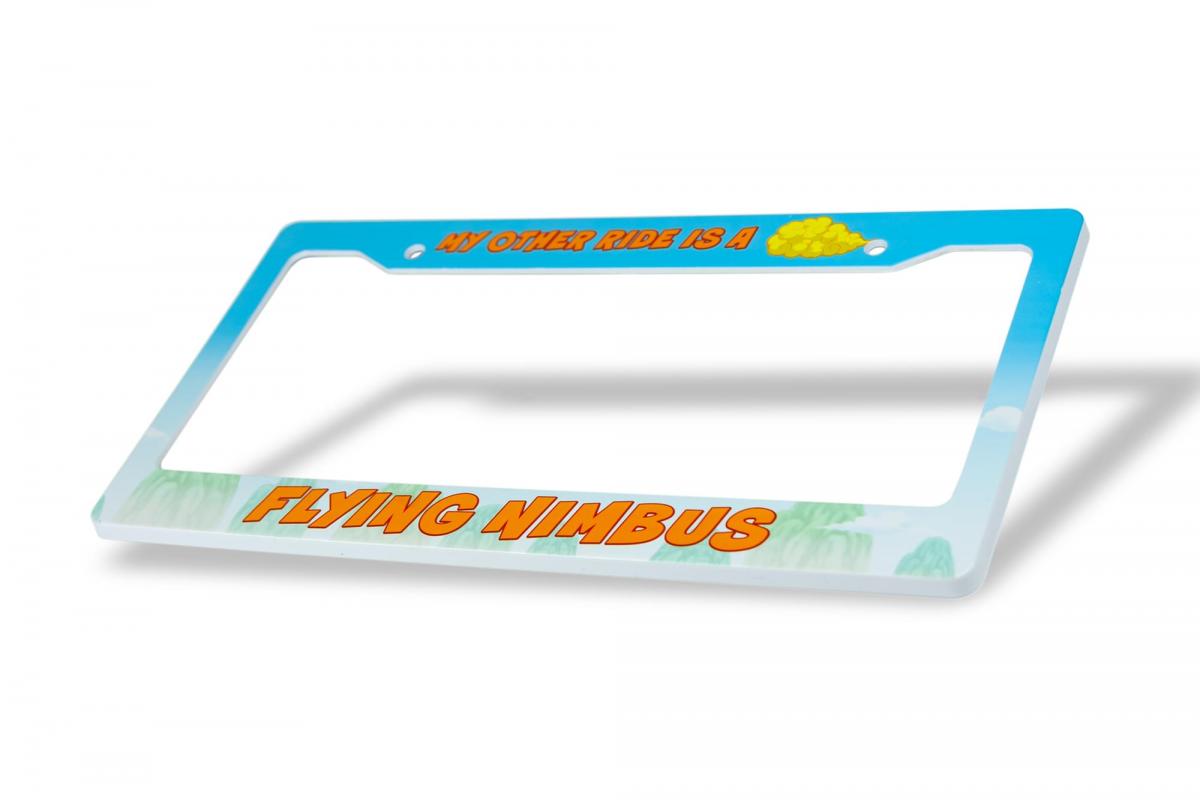 DBZ My Other Ride Is A Flying Nimbus License Plate Frame picture