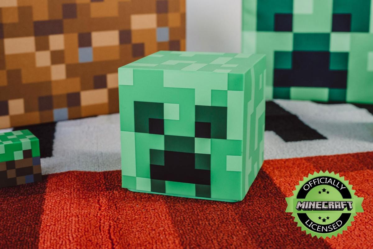 Minecraft Creeper 5 Inch LED Mood Light Cube picture