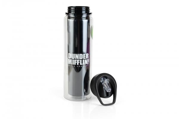The Office Dunder Mifflin 20oz Plastic Water Bottle w/ Lid picture