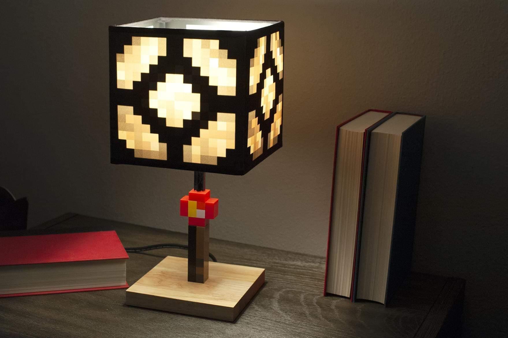 Minecraft Glowstone 14 Inch Corded Desk Lamp picture