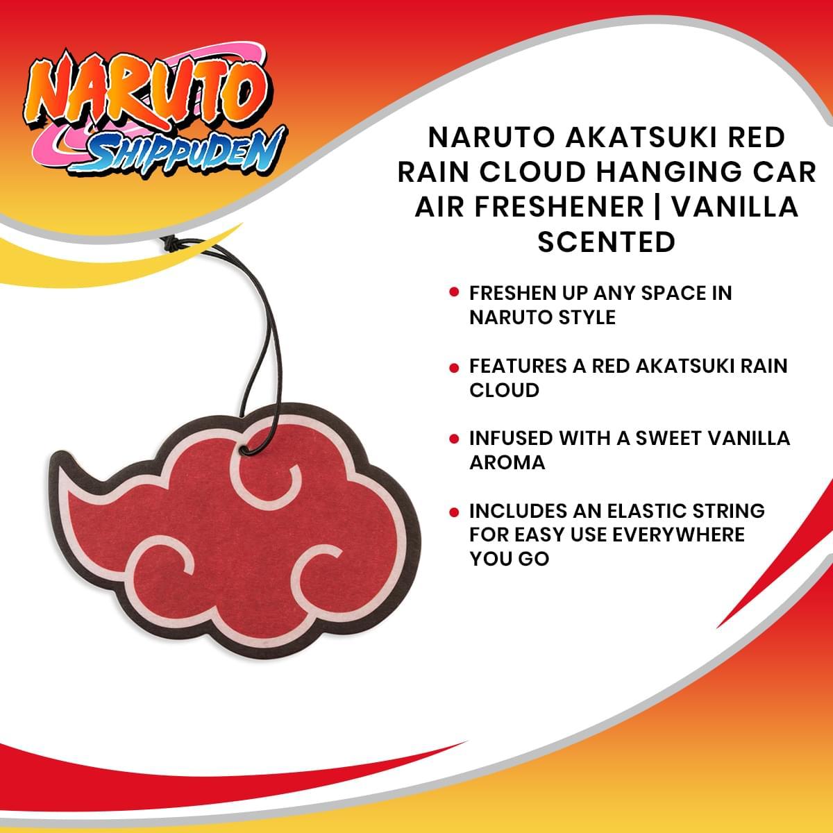 Naruto Akatsuki Cloud Air Freshener | Vanilla Scent picture