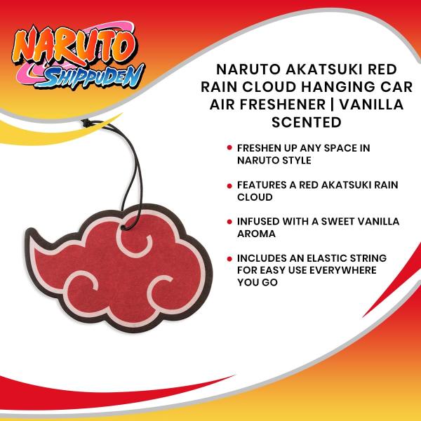 Naruto Akatsuki Cloud Air Freshener | Vanilla Scent picture