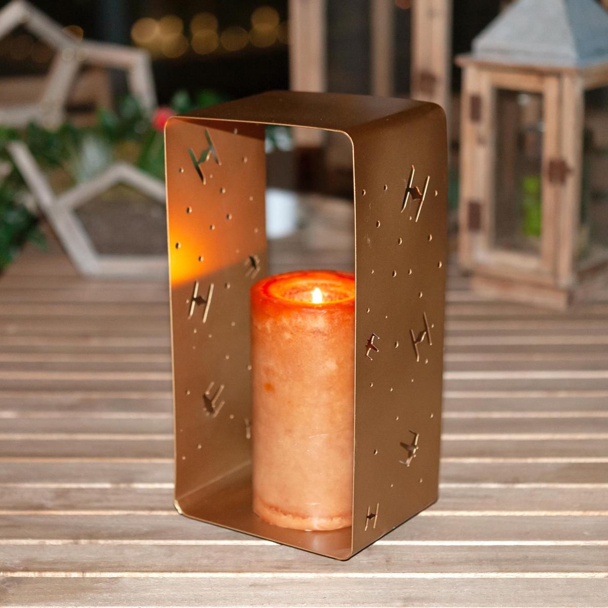 Star Wars Gold XWing/TIE FIghter 4 x 11.5 Inch Iron Lantern picture