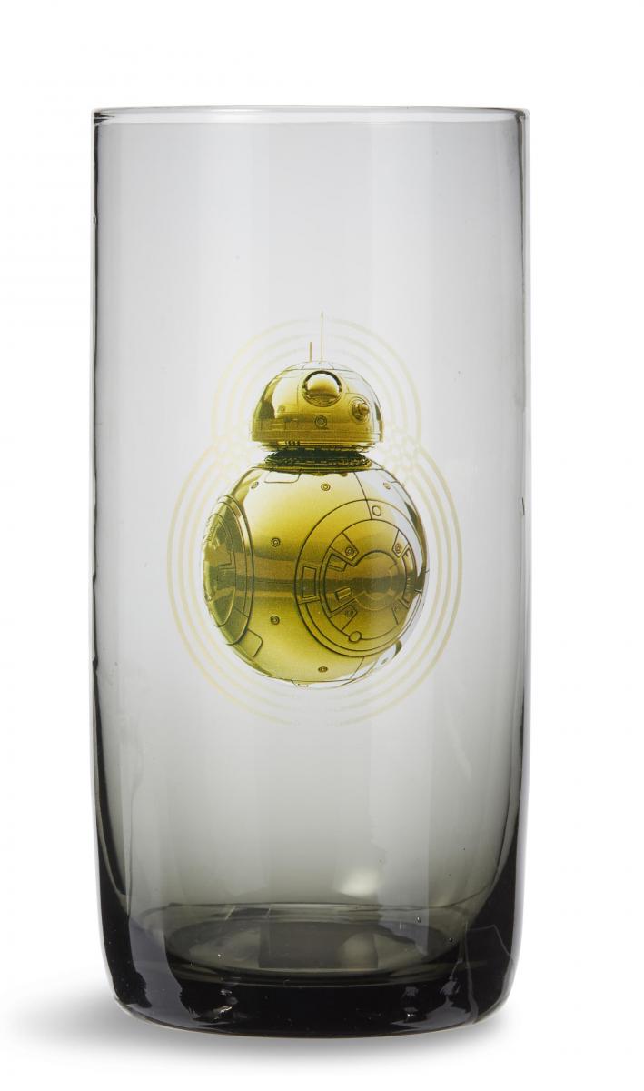 Star Wars BB-8 20oz Black Glass Tumbler picture