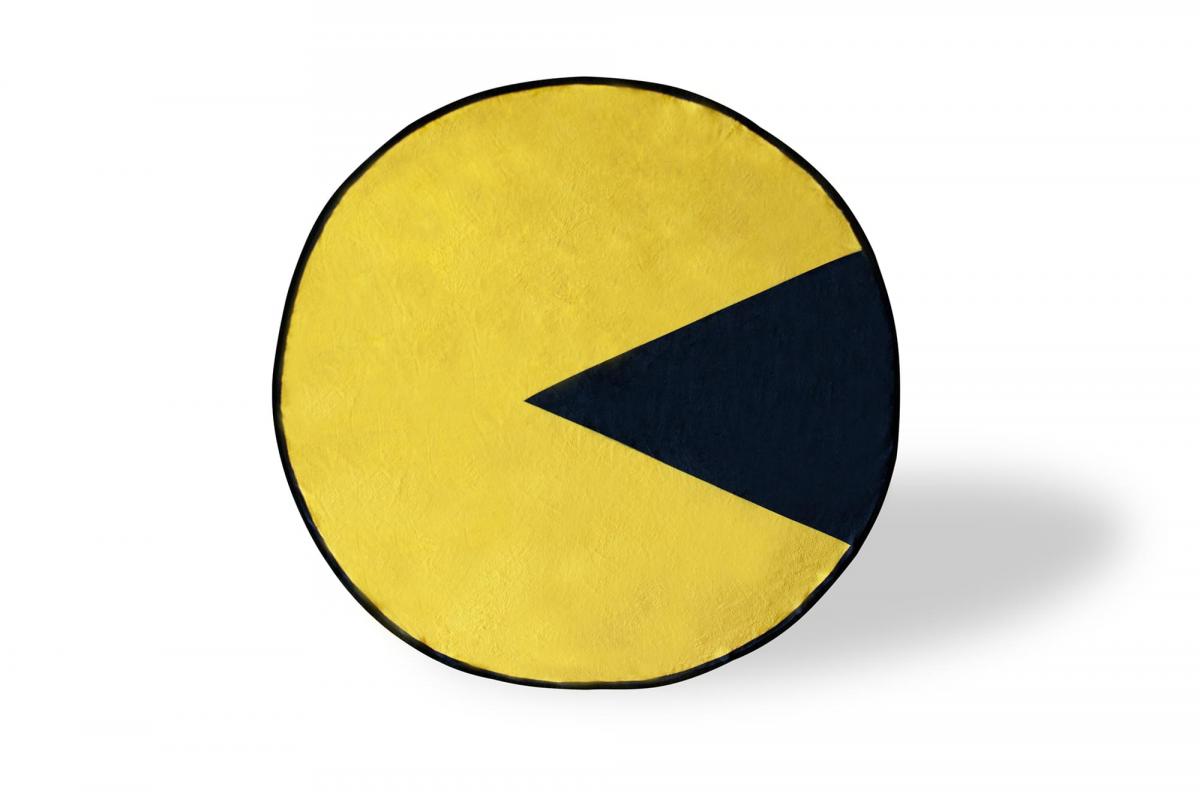 Pac-Man Round 60 Inch Fleece Throw Blanket picture