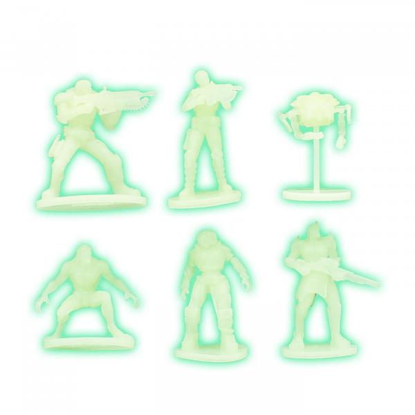 Gears of War Nanoforce Figure Collection | 6 Pack | GITD