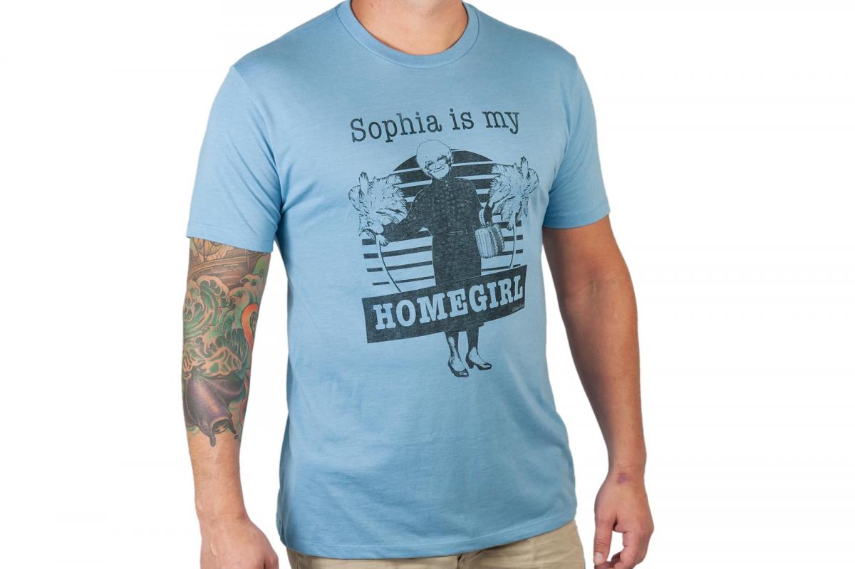 Golden Girls Sophia Homegirl Mens Light Blue T-Shirt | XXL picture
