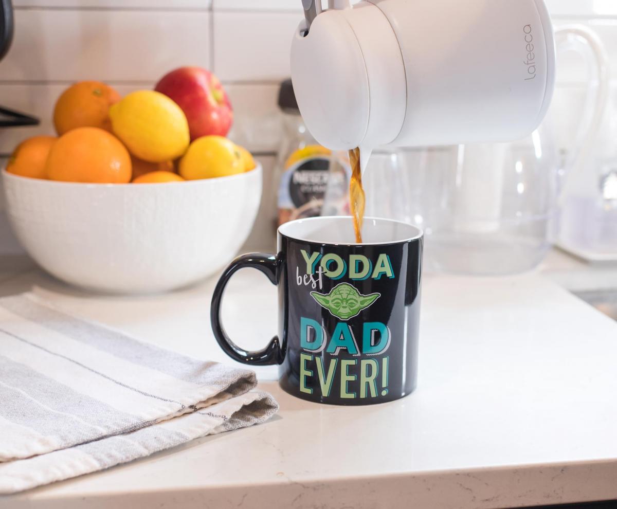 Star Wars Yoda Best Dad Ever 20 Ounce Ceramic Mug picture