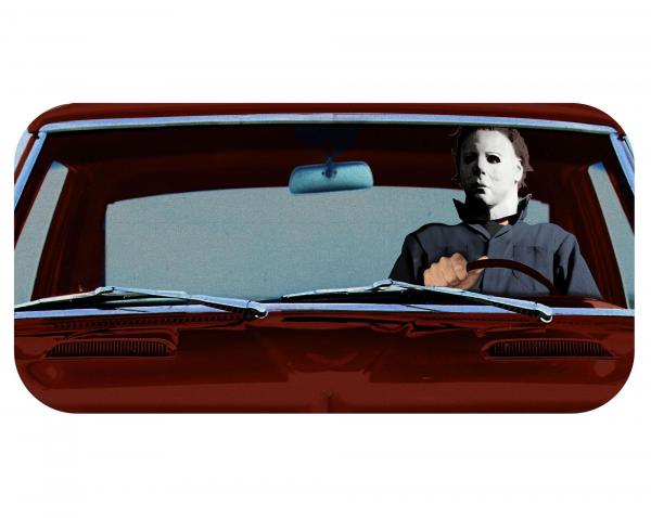 Halloween Michael Myers 64 x 32 Inch Car Sunshade picture