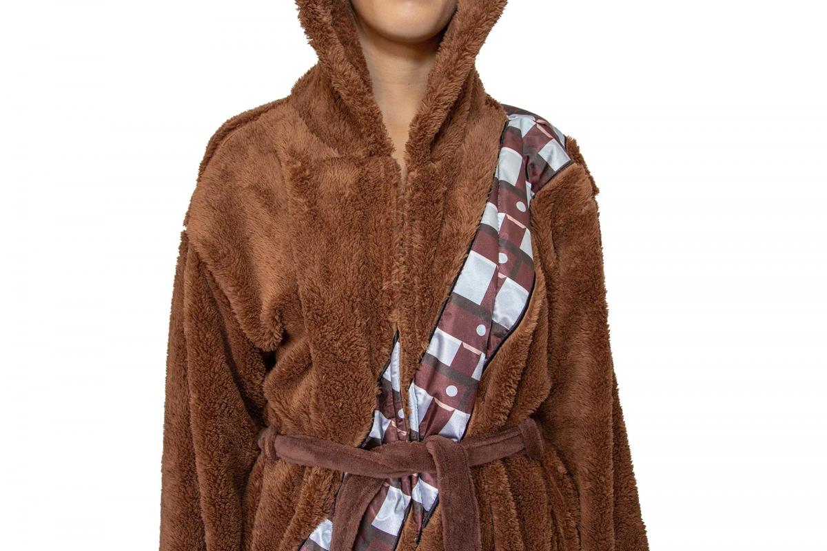 Star Wars Chewbacca Adult Fleece Hooded Robe picture
