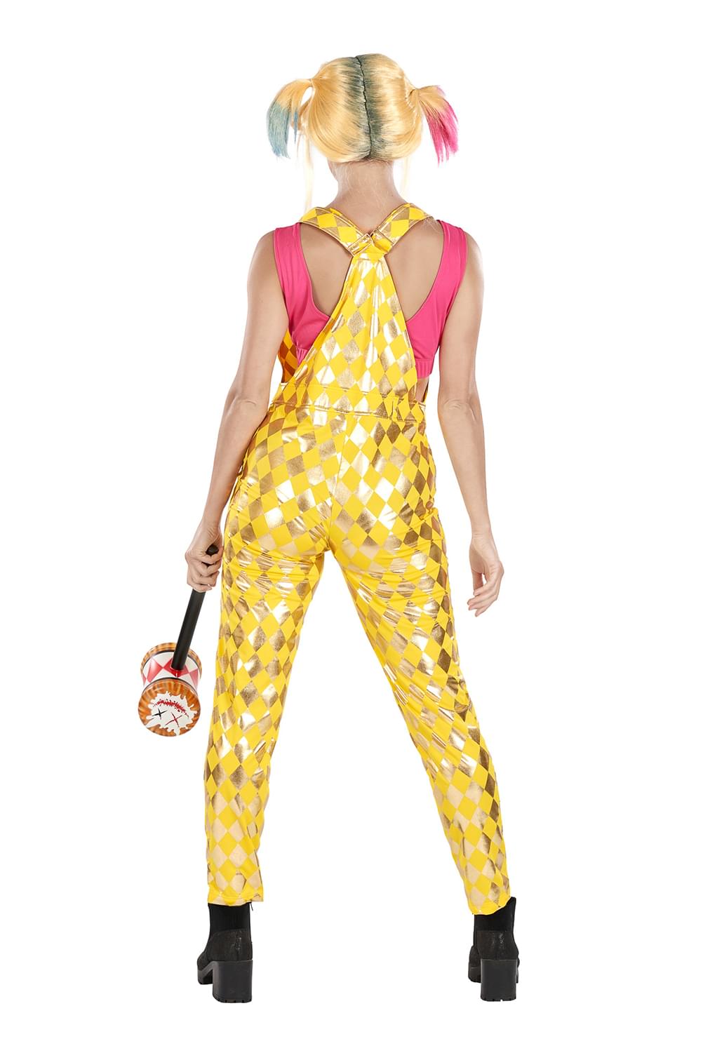 Harlequin Adult Costume Crop Top & Jumpsuit | X-Large picture