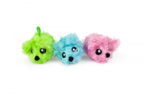 Tentacle Kitty Cotton Candy Mice Plush | Unscented 3 Pack