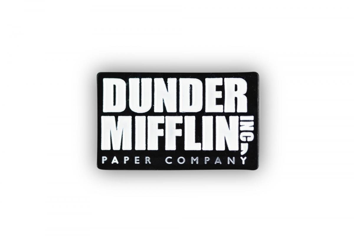 The Office Dunder Mifflin Logo Enamel Pin picture
