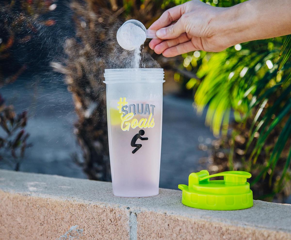 #SquatGoals Plastic Shaker Bottle picture