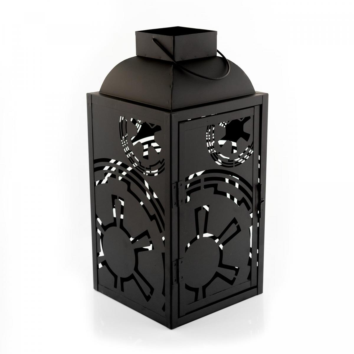 Star Wars Black Imperial Symbol 7 x 14 Inch Iron Lantern picture