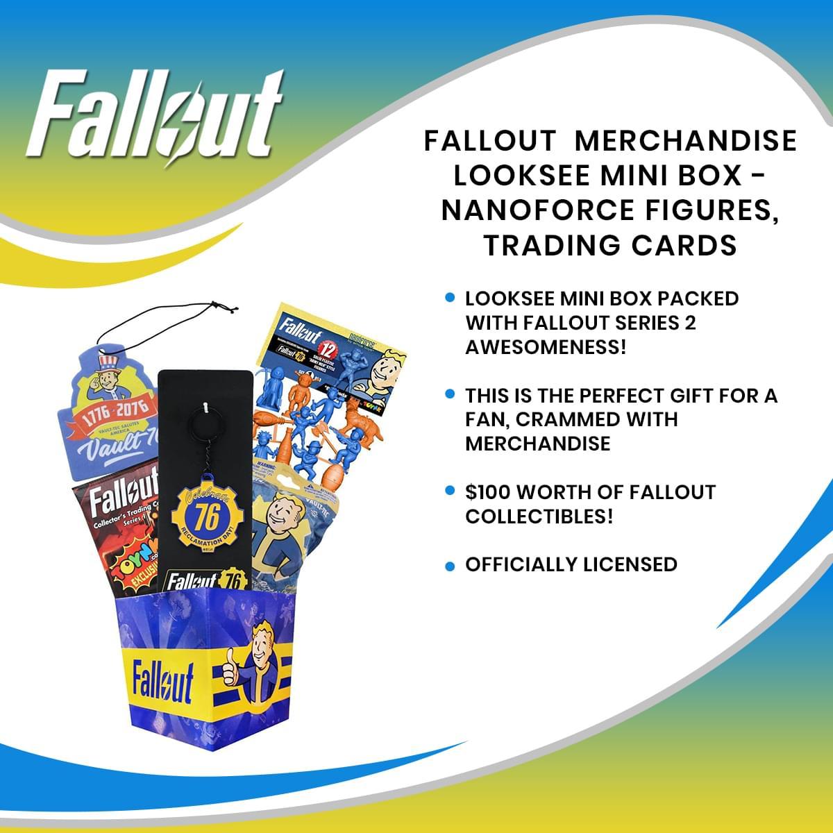 Fallout Looksee Series 2 Mini Box - Nanoforce, Cards, More! picture