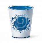 Naruto Shippuden Blue Cloud Spiral 2oz Shot Glass