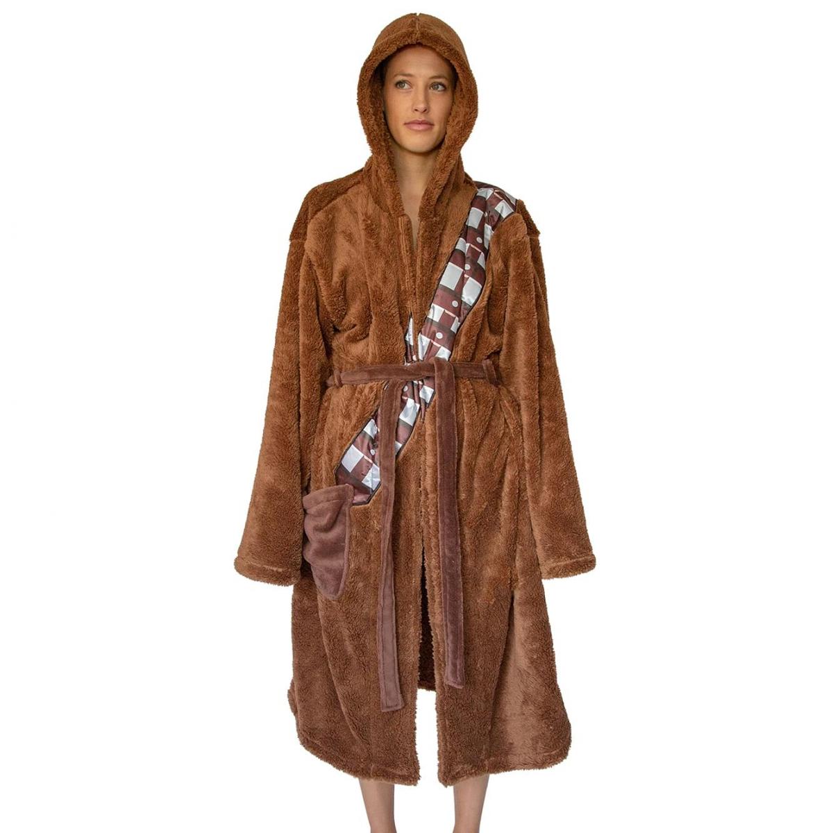 Star Wars Chewbacca Adult Fleece Hooded Robe picture