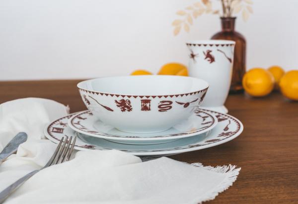 Harry Potter Icons 4 Piece Ceramic Dinner Set picture
