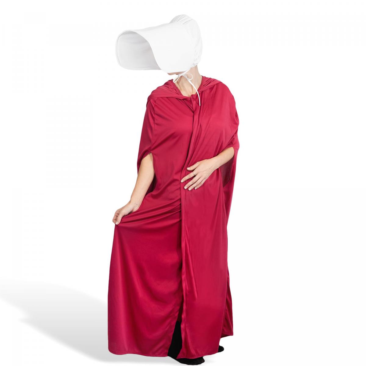 Handmaid's Tale Adult Costume Robe and Hat picture