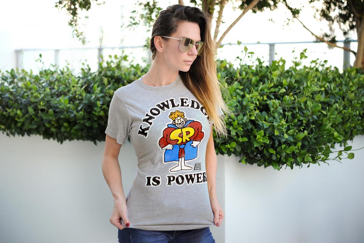 Schoolhouse Rock Knowledge Is Power Adult T-Shirt | XL picture