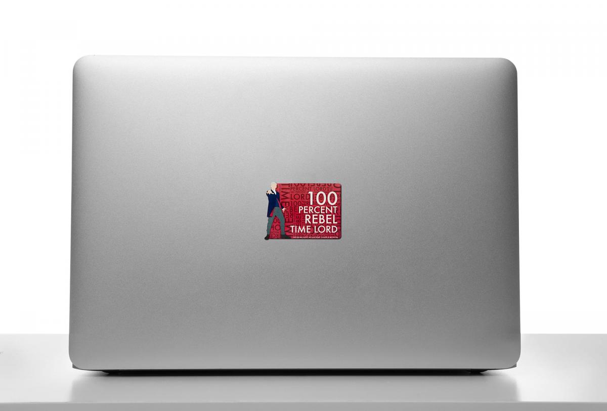 Doctor Who Sticker "100% Rebel Time Lord" picture