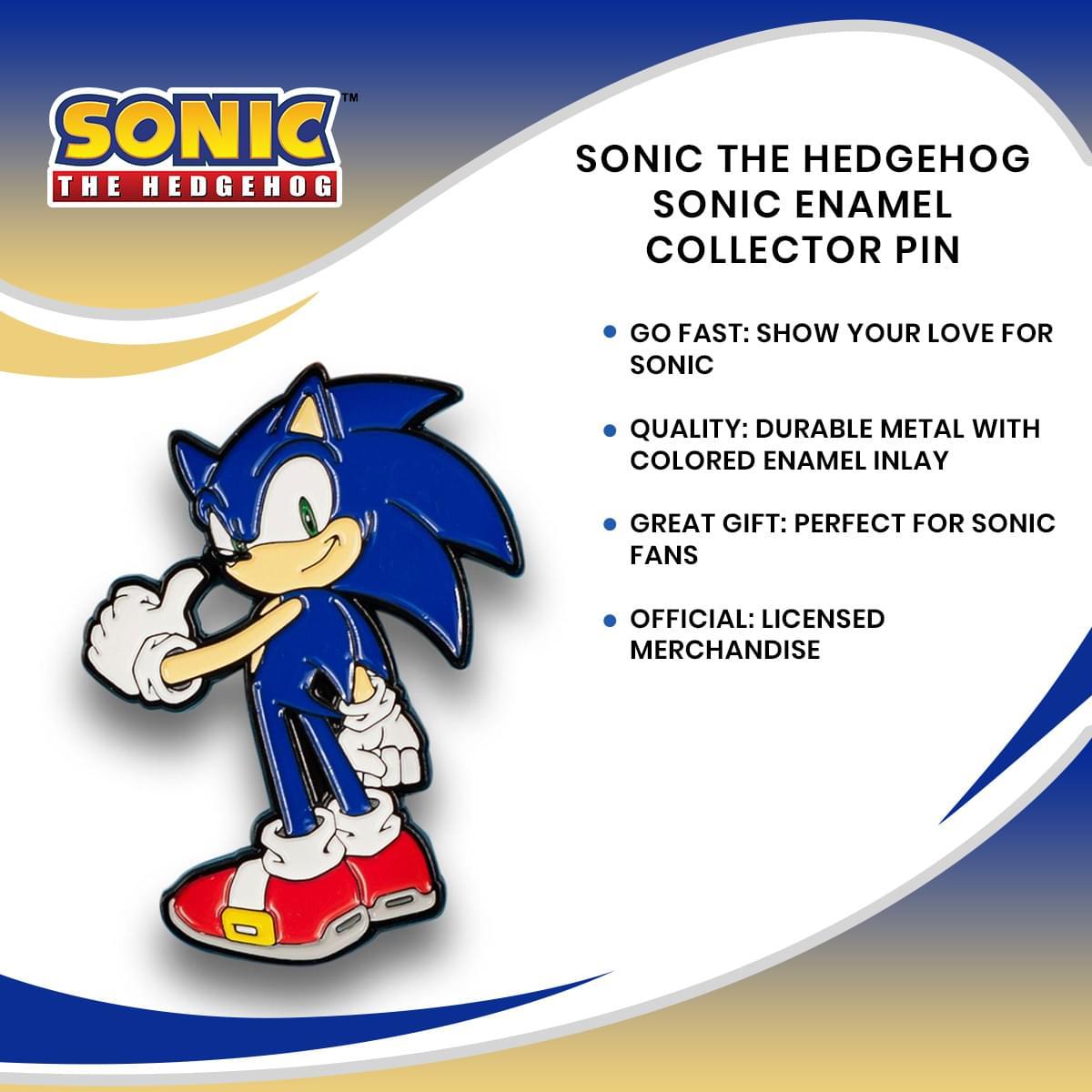 Sonic the Hedgehog Sonic Enamel Collector Pin picture
