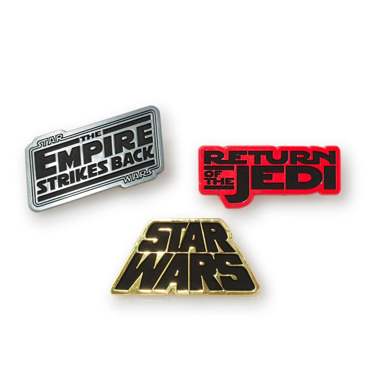 Star Wars Episodes 4-6 Movie Posters Pin 3-Pack picture