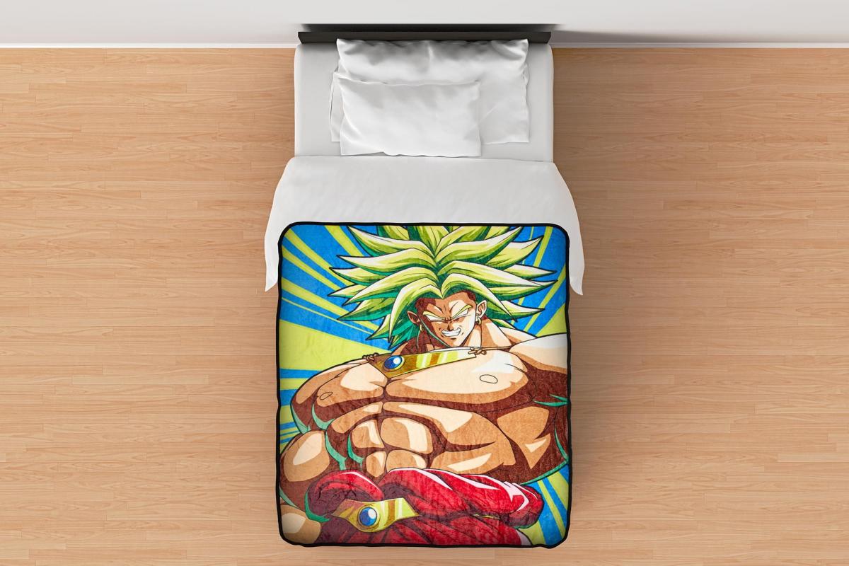 Dragon Ball Z Broly 45 x 60 Inch Fleece Throw Blanket picture