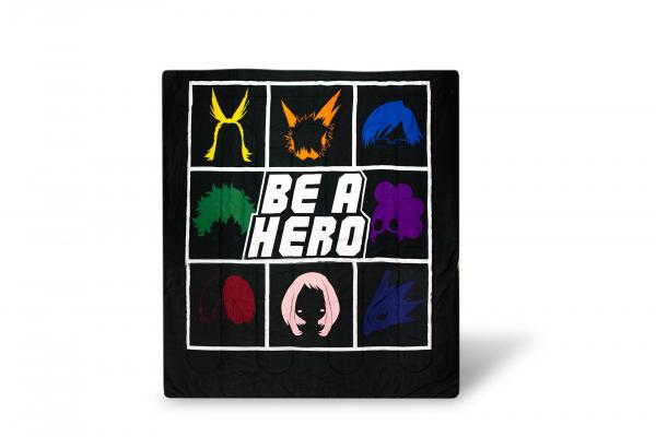 My Hero Academia Be A Hero 90x86 Inch Full/Queen Comforter picture