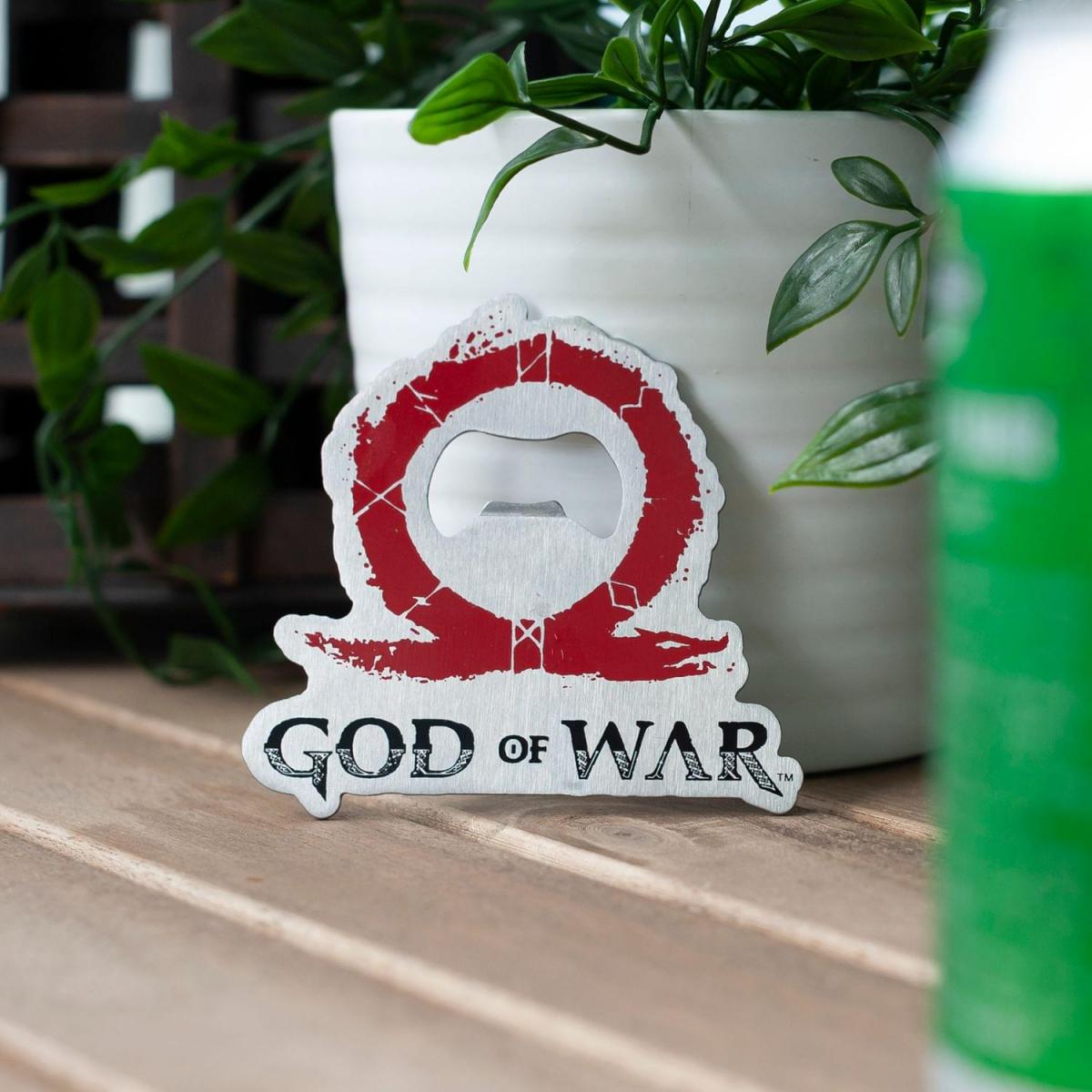 God of War (2018) Logo Metal Bottle Opener picture