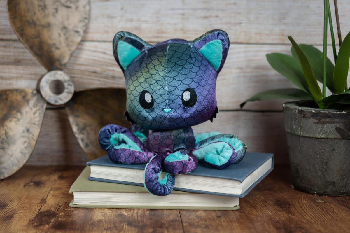 Tentacle Kitty 8 Inch Plush Animal | Deep Sea Kitty picture