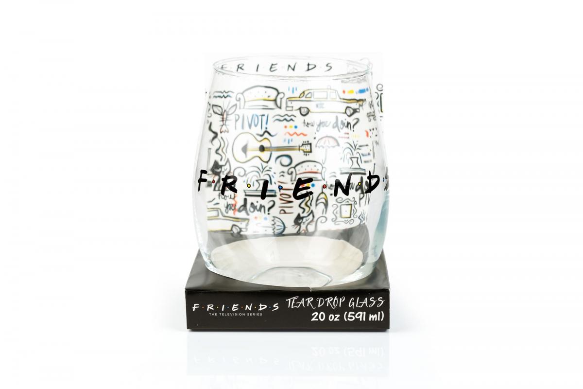 Friends Logo 20oz Stemless Wine Glass picture